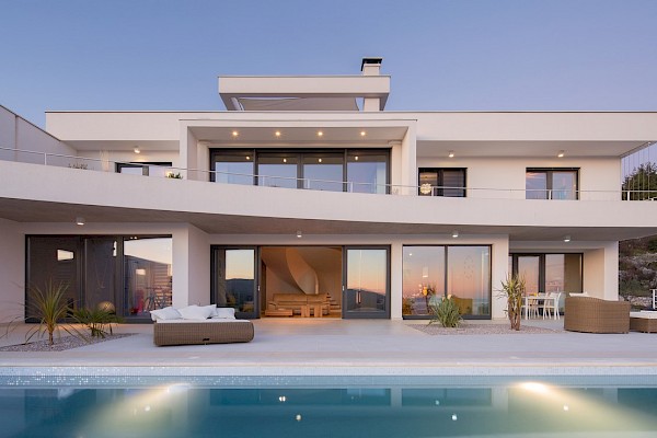 Holz-ALU-Schiebetüren