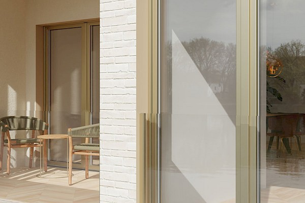 Metallic Kunststoff Fenster