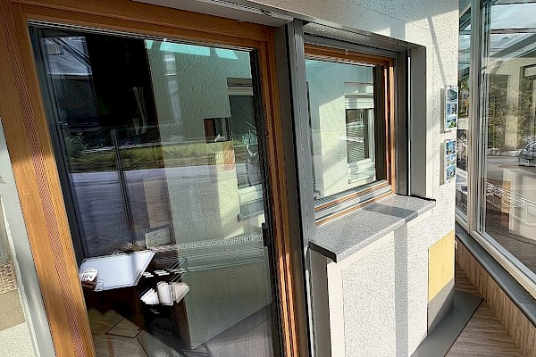 Schauraum Fenster